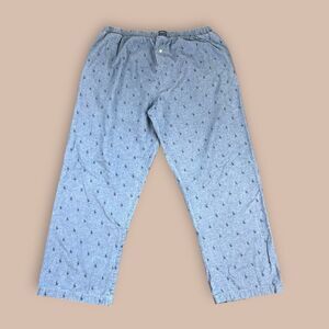 Polo Ralph Lauren Pajama Pants Mens Large Sleepwear Lounge All Over Pony